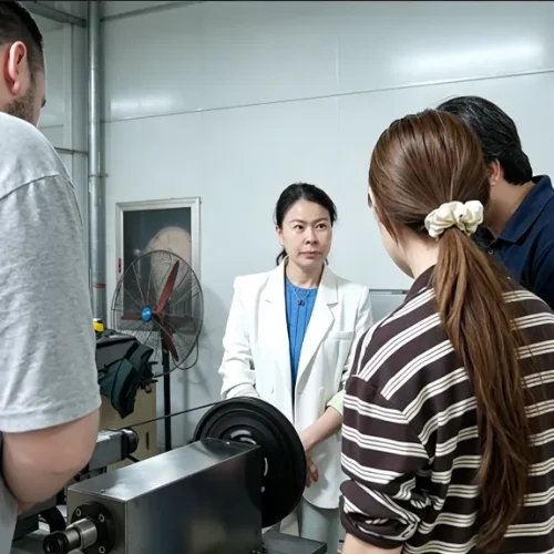 Visit-the-transmission-belt-factory-production-line